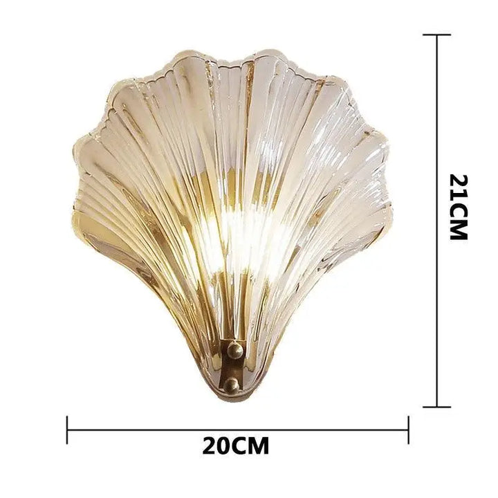 Applique Murale Forme Coquillage Blanche