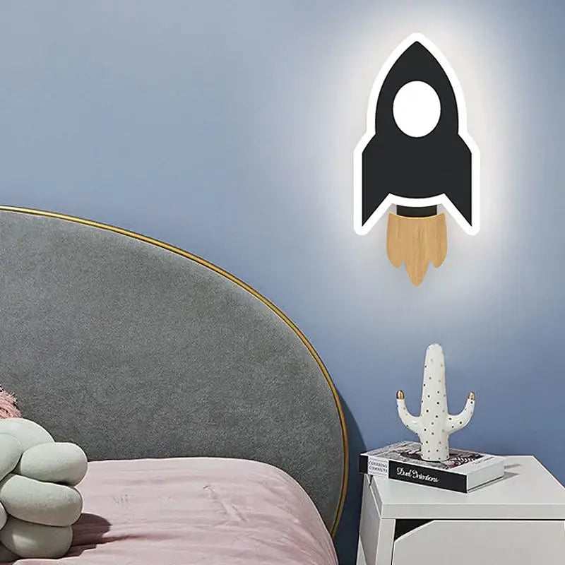 Applique Murale Fusée Pour Chambre D’Enfant Moderne