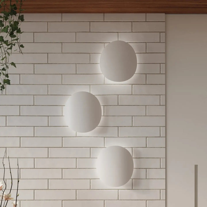 Applique murale blanc vue rapprochée dans son décor