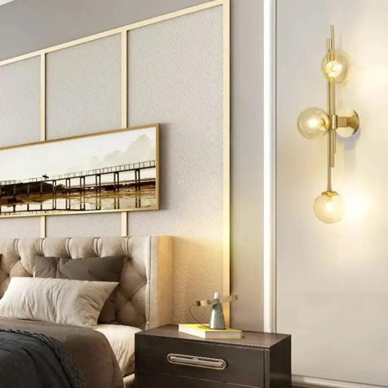 Applique Murale Globe Verre Design Élégant