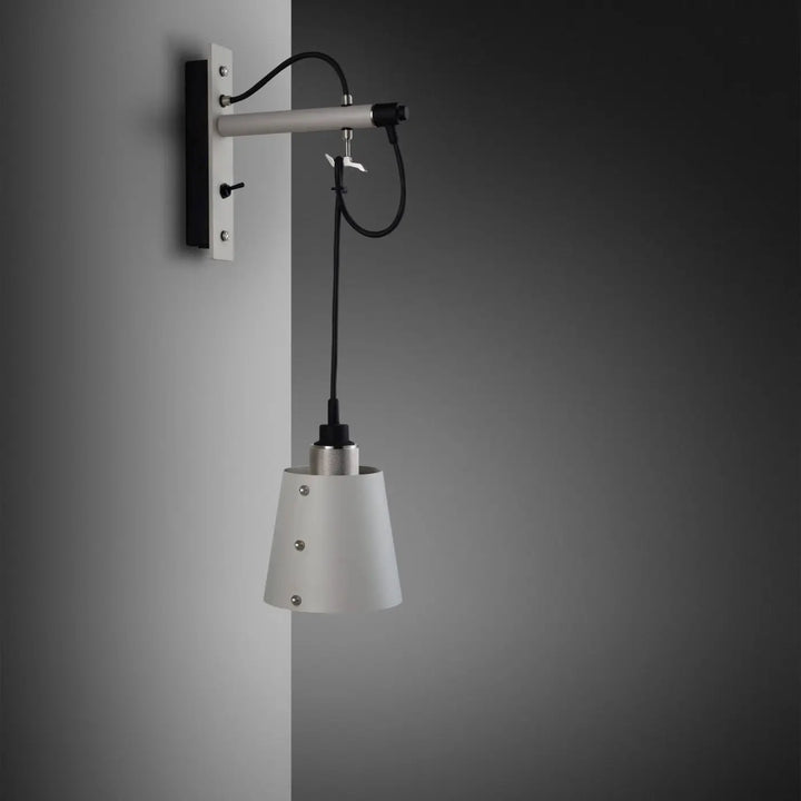 Applique murale Hooked petit modèle Pierre en acier #couleur_argent