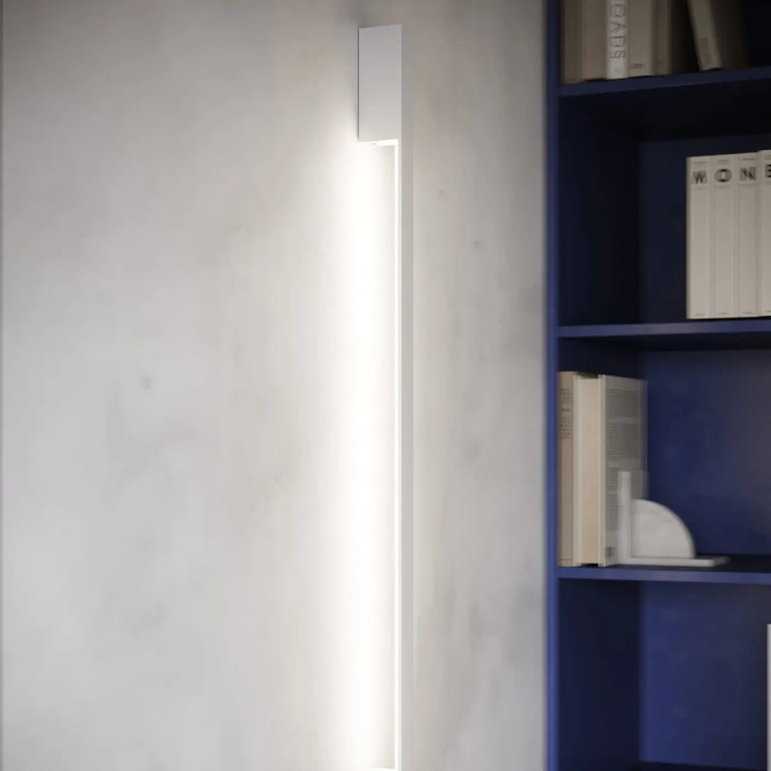 Applique murale sappo l 3000k blanche avec luminaire lahti en module led et boîtier allongé minimaliste