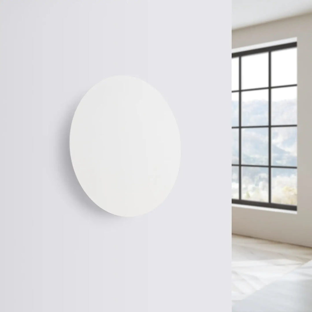 Applique murale borgen 3000k blanc avec finition glossy minimaliste idéale comme seule applique murale moderne