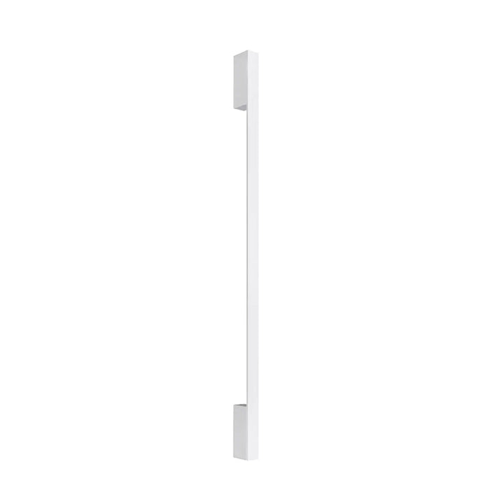 Applique murale sappe m 4000k blanc avec poignée de porte rectangulaire blanche design minimaliste boîtier étroit