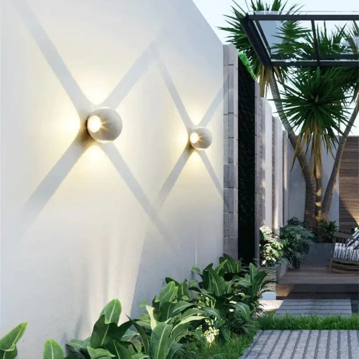 Applique Murale LED Boule Aluminium