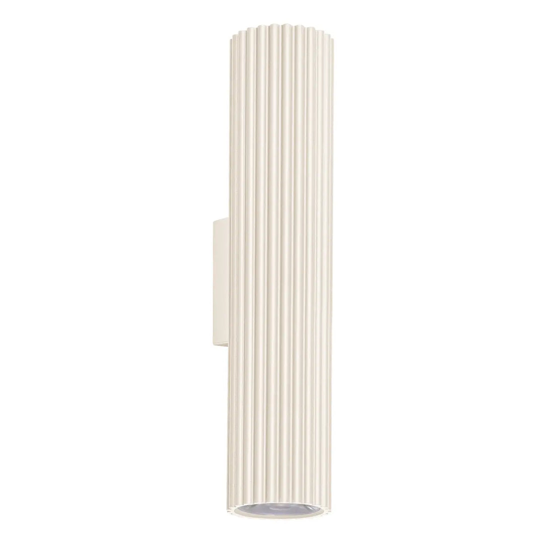 Applique murale cannelée IVAR beige vue d'ensemble