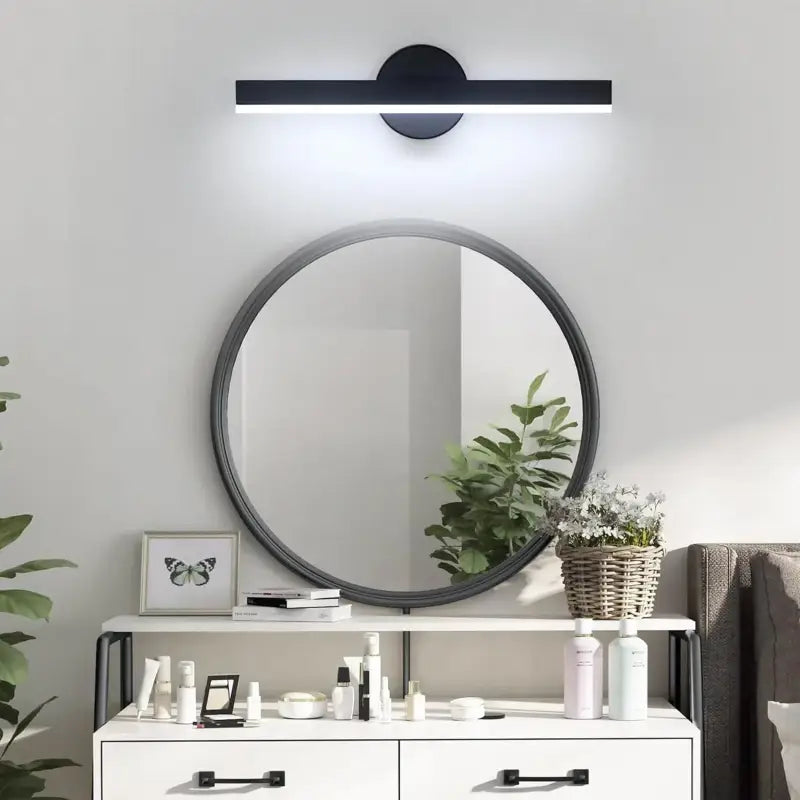 Applique Murale LED Design Élancé Minimaliste Noir Intérieur

