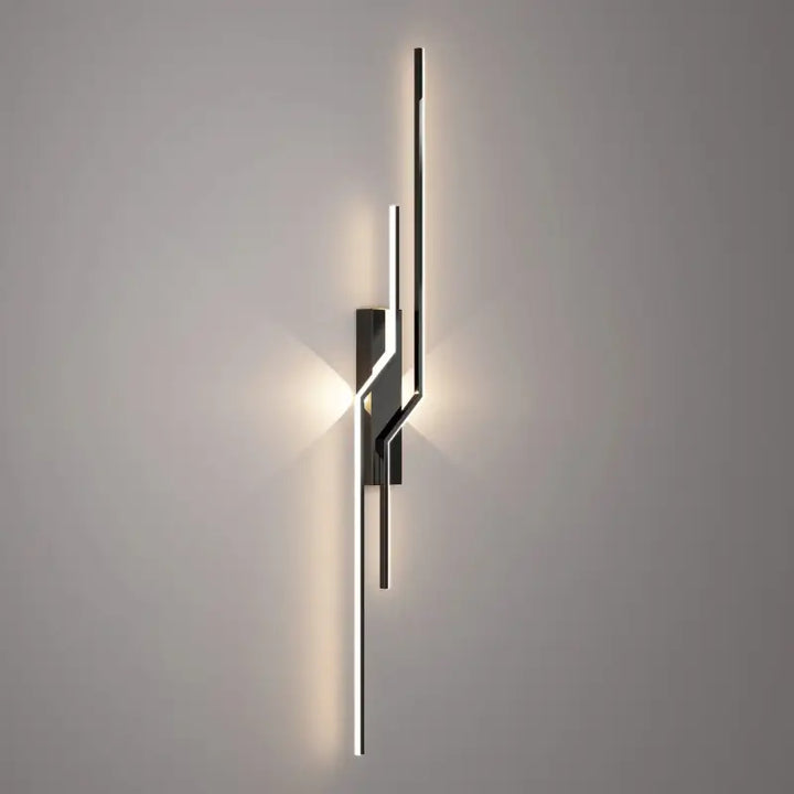 Applique Murale LED Design Graphique Noir et Blanc Moderne