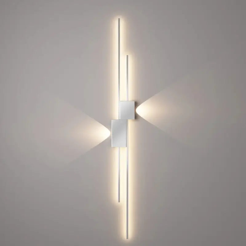 Applique Murale LED Design Graphique Noir et Blanc Moderne