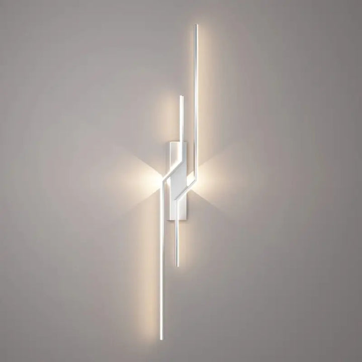 Applique Murale LED Design Graphique Noir et Blanc Moderne