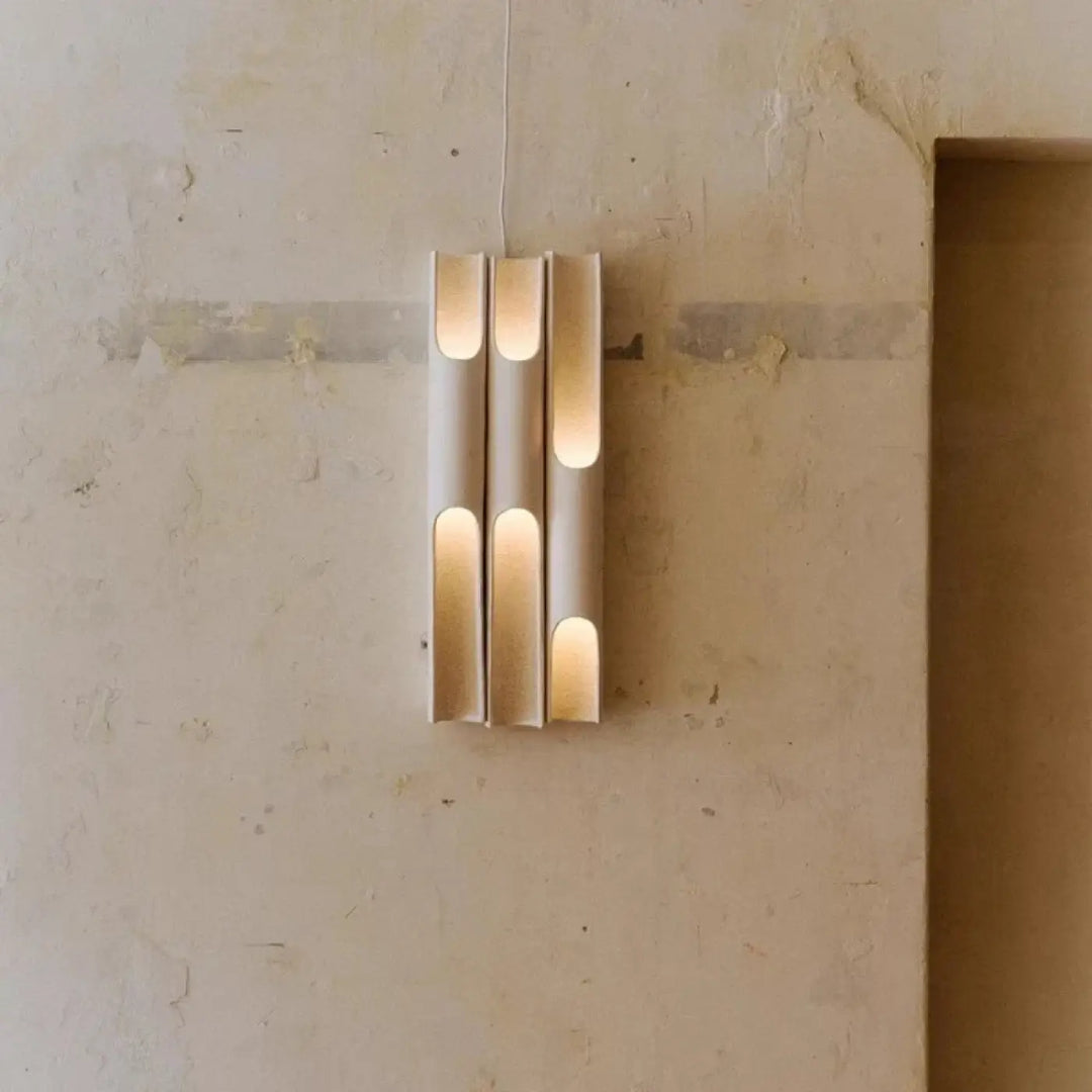Applique murale led dorée style minimaliste beige élégant