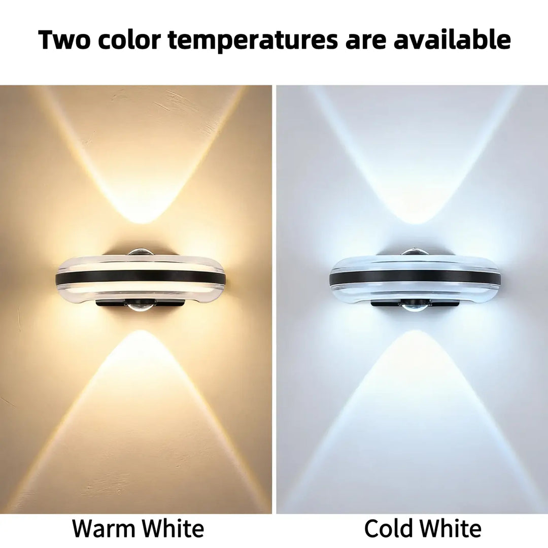 Applique led épurée avec capteur de mouvement esthétique