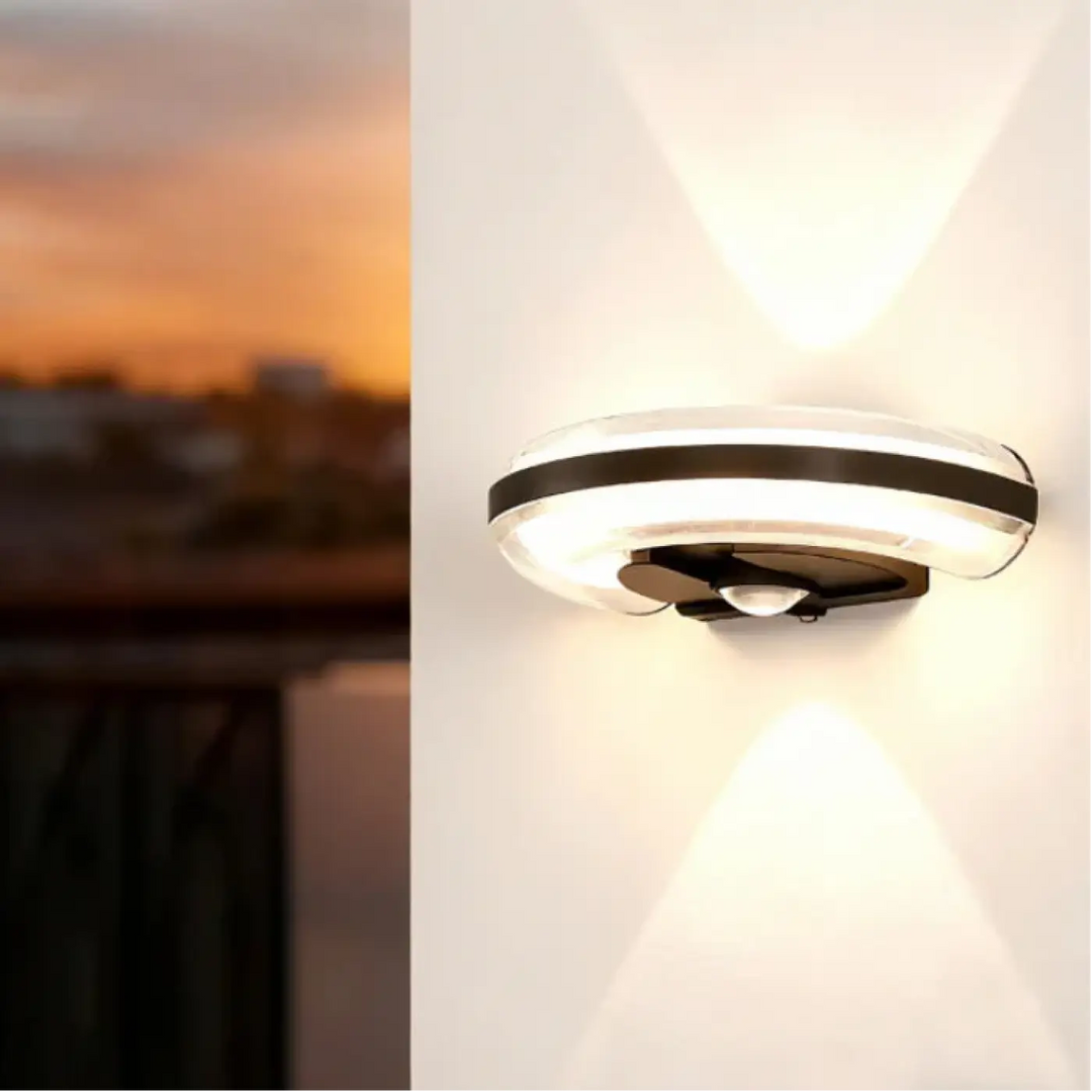 Applique led épurée avec capteur de mouvement esthétique