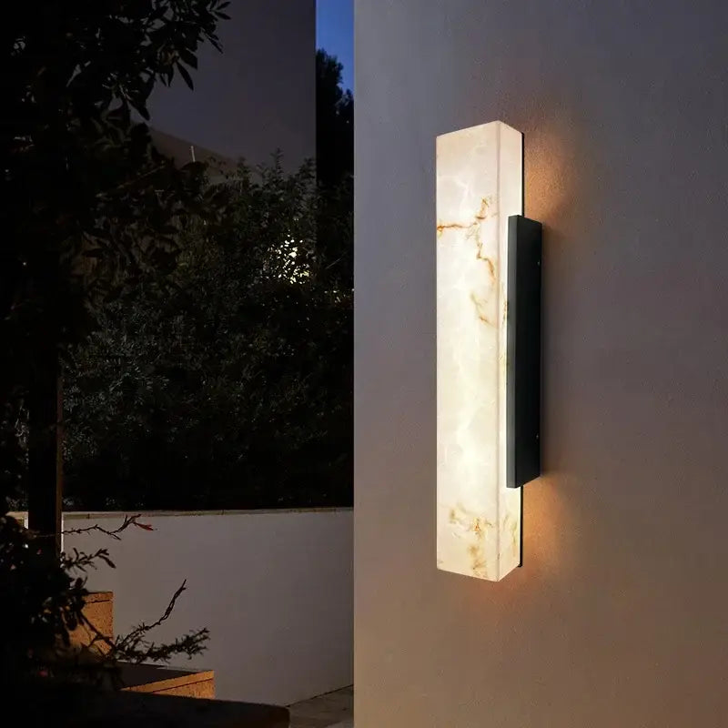 Applique Murale LED Extérieur Effet Marbre