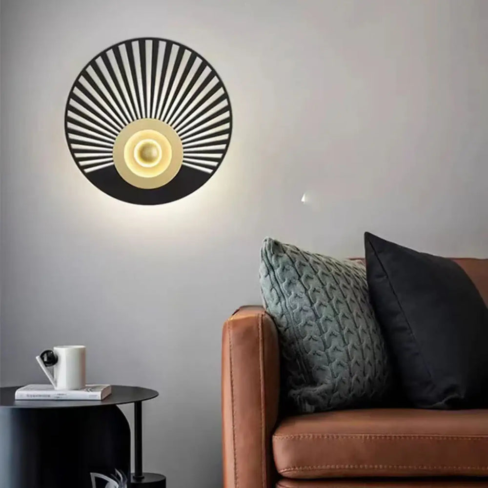 Suspension luminaire led design moderne fer noir