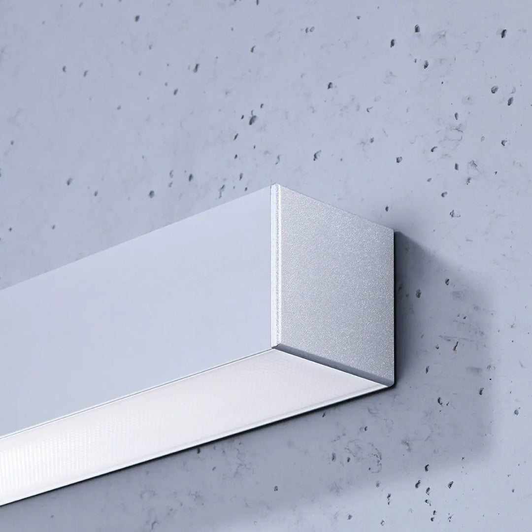 Applique murale pinne 118 gris en module led avec finition mate et paramètres d’éclairage modernes collection pinne