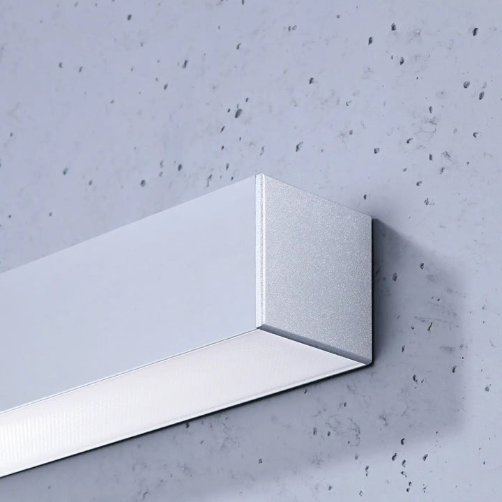 Applique murale pinne 200 gris avec module led et paramètres d’éclairage modernes à finition mate