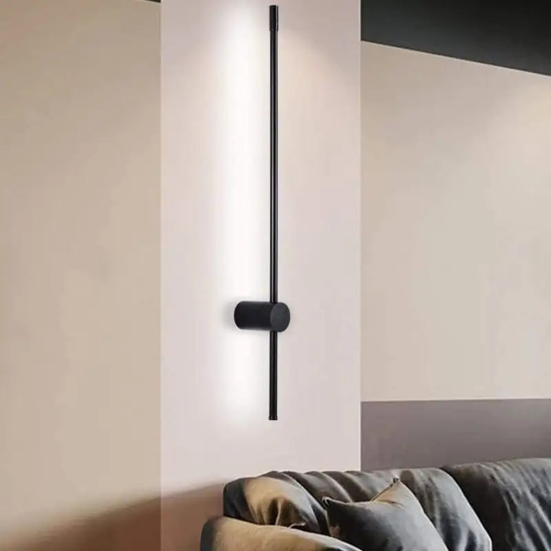 Applique Murale Led Ikea Aluminium Noir Tube Élégant