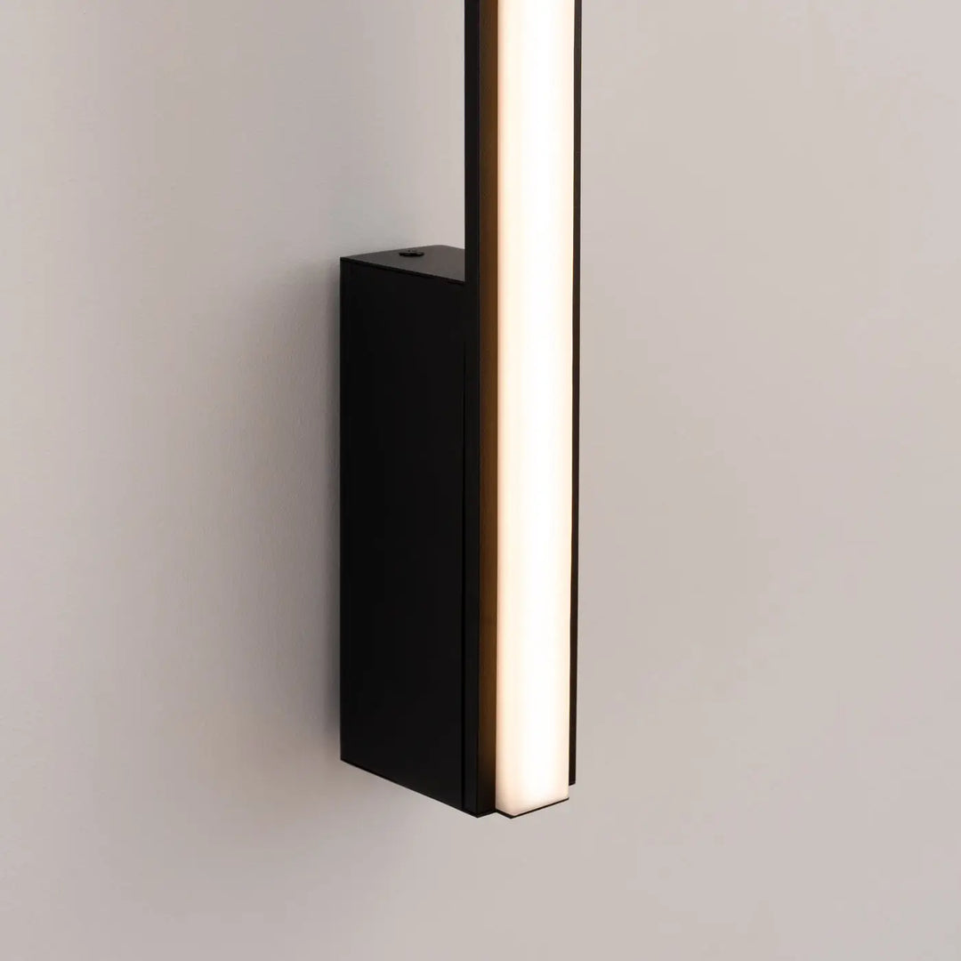 LAGOM 150 black LED wall light 3000K