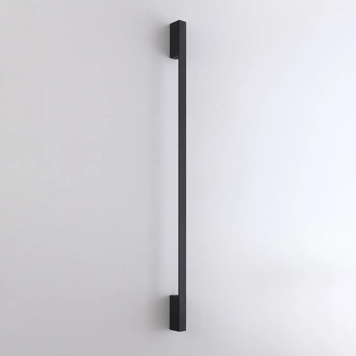 Applique murale sapo l 3000k noir en finition mate noire avec boîtier étroit idéale pour module led et lampadaire lahti