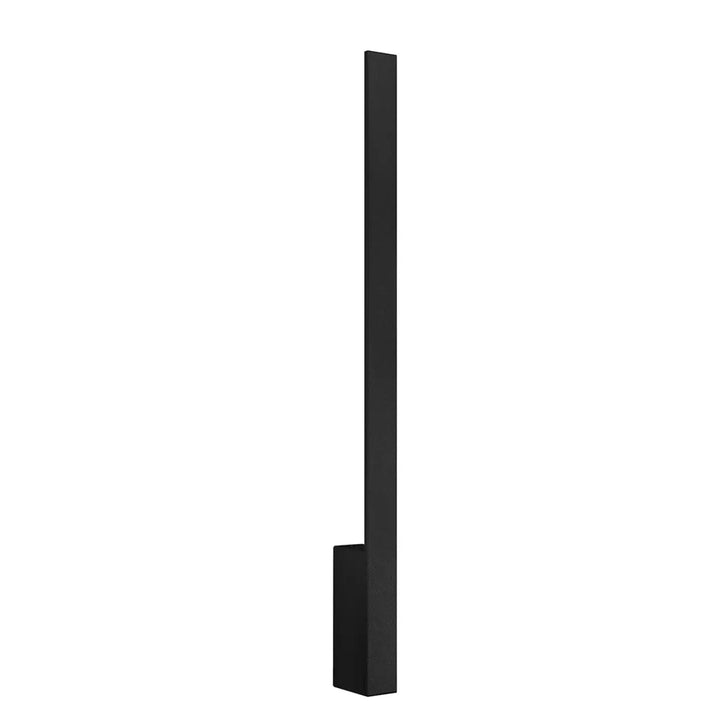 Applique murale lahti m 4000k noir avec boîtier étroit et module led pour éclairage design minimaliste