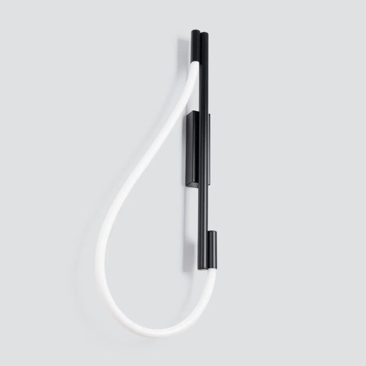GALAKSE wall light, black LED, 2700-6500K