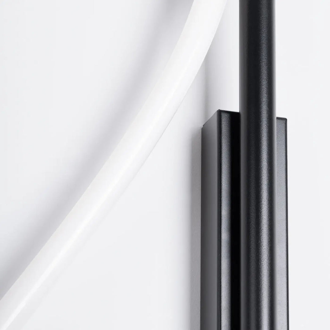 GALAKSE wall light, black LED, 2700-6500K