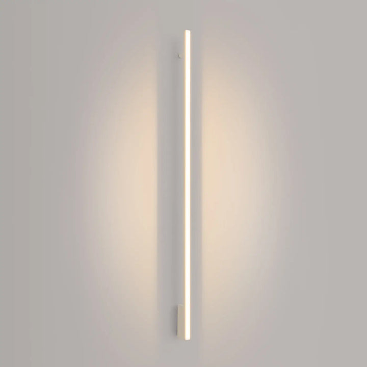 Applique murale LAGOM beige allumée, détail du diffuseur