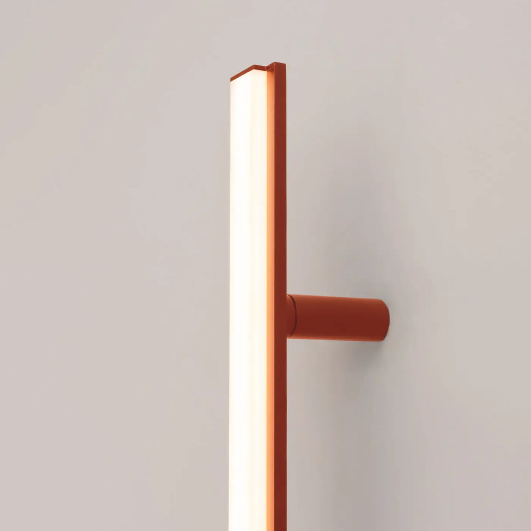 Applique murale LAGOM ocre rouge éteinte, vue de côté