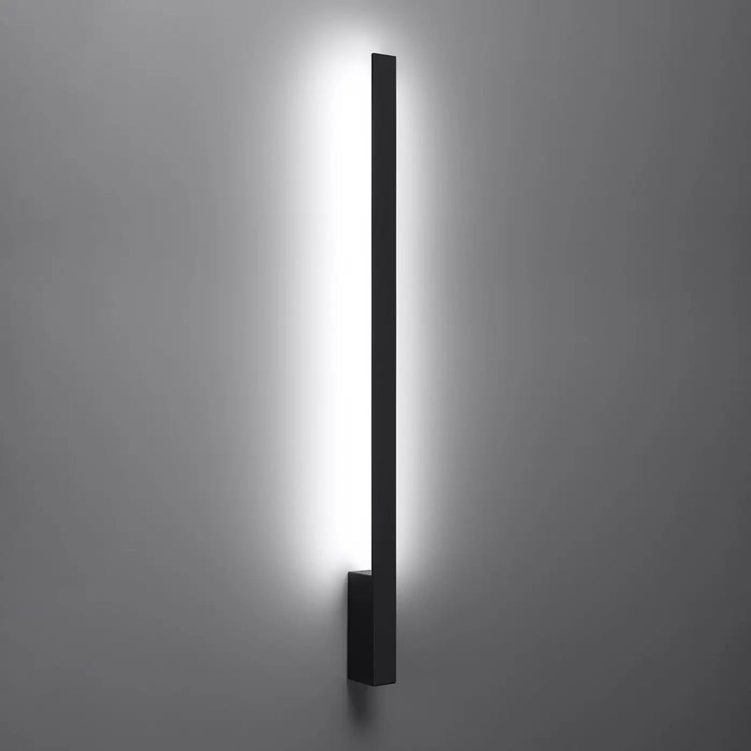 LAHTI L wall light, black, 4000K