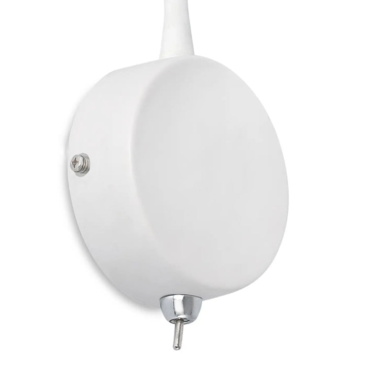 Détail de l'applique Loke blanche