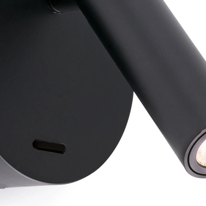 Détail de l'applique Boc noire