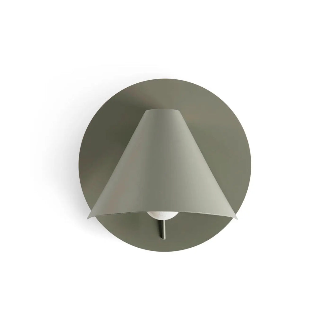 Applique murale Noon gris mousse de Faro Barcelona