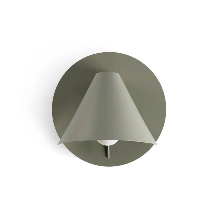 Applique murale Noon gris mousse de Faro Barcelona