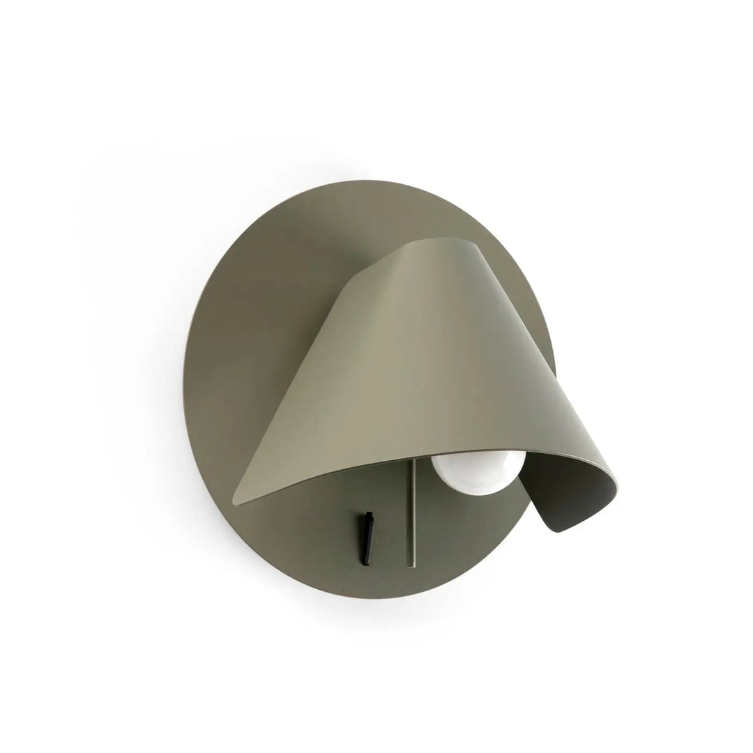 Détail de l'applique Noon gris mousse