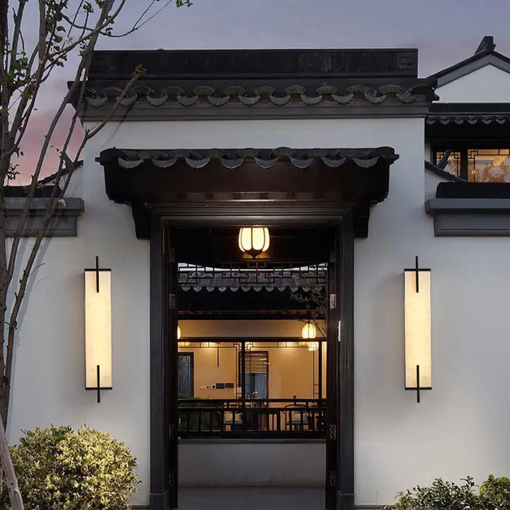 Applique Murale Marbre Blanc à Forme Rectangulaire