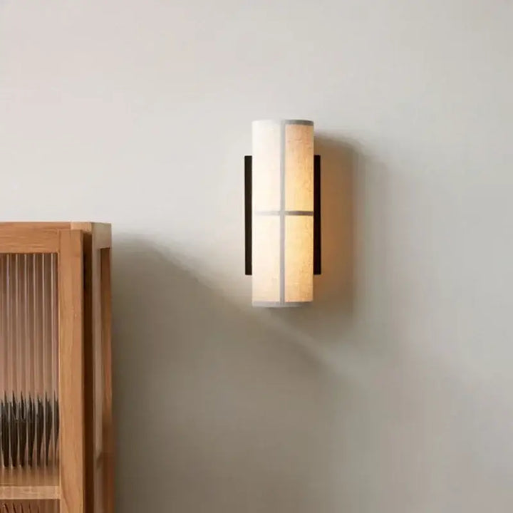 Applique Murale Moderne En Tissu Clair Diffuseur De Lumière Douce

