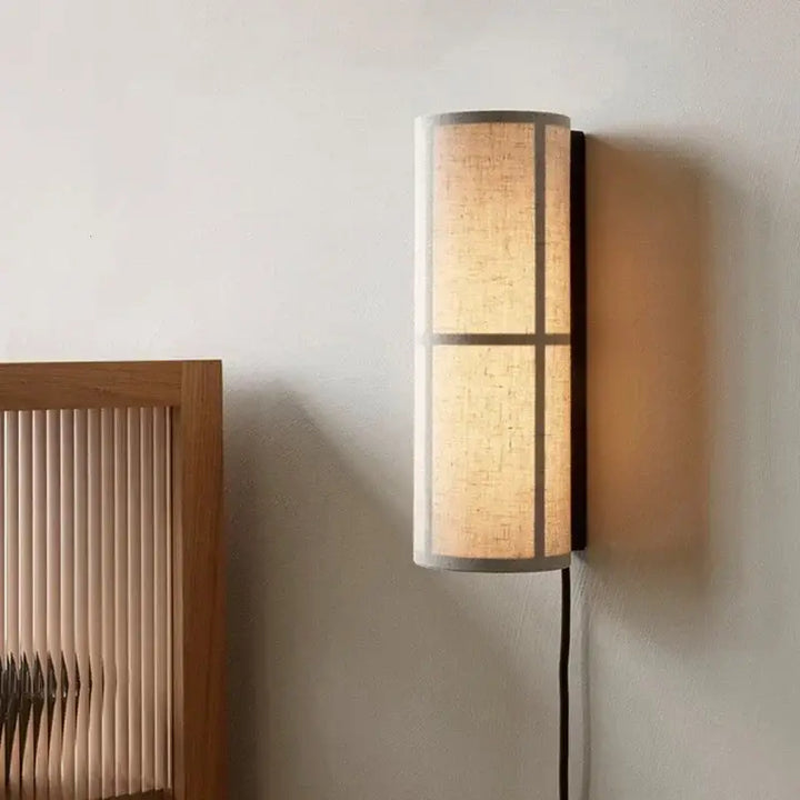 Applique Murale Moderne En Tissu Clair Diffuseur De Lumière Douce

