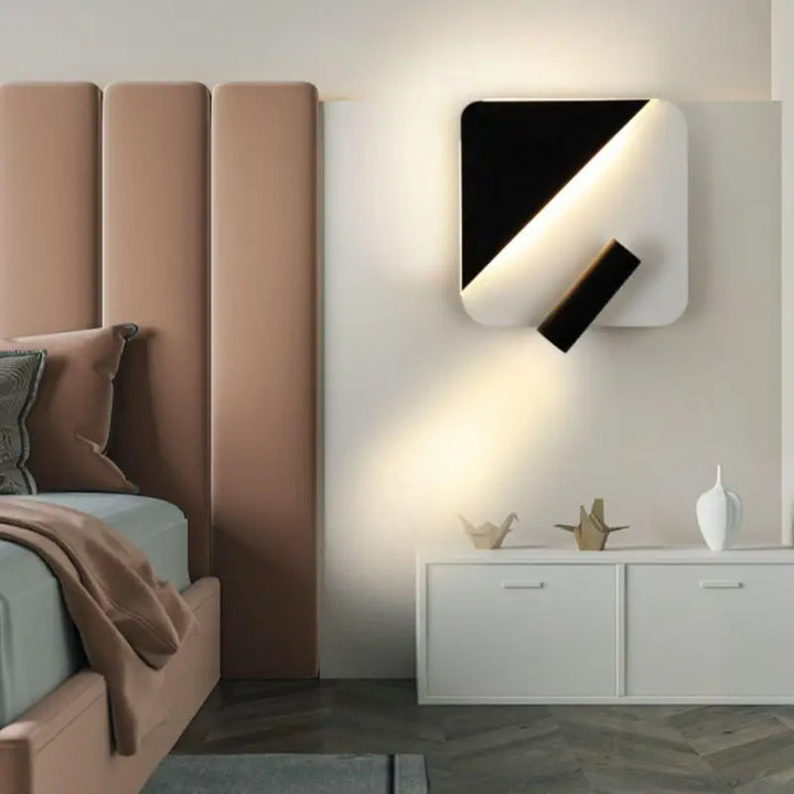 Applique Murale Noir Et Blanc Moderne