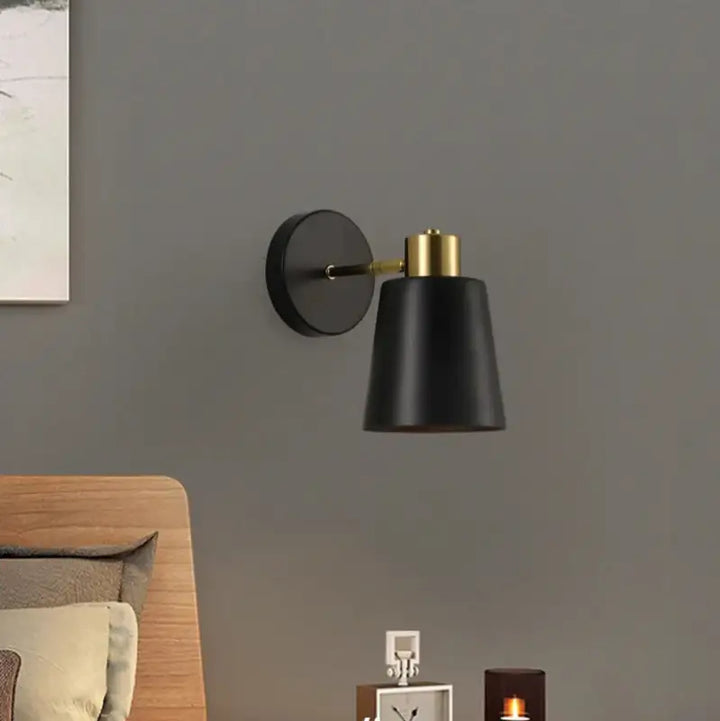 Applique Murale Noir Pour Tête De Lit Au Style Nordique En Métal