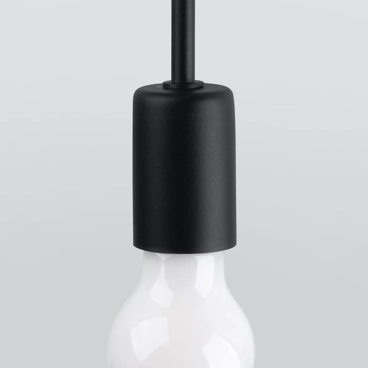 Applique murale lever noir en finition mate noire avec globe en verre blanc dans la collection incroyablement stylées lever