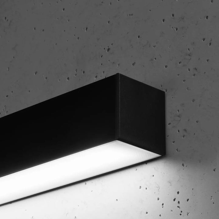 Applique murale collection pinne noire avec paramètres d’éclairage led modernes en différentes tailles pinne 90 4000k