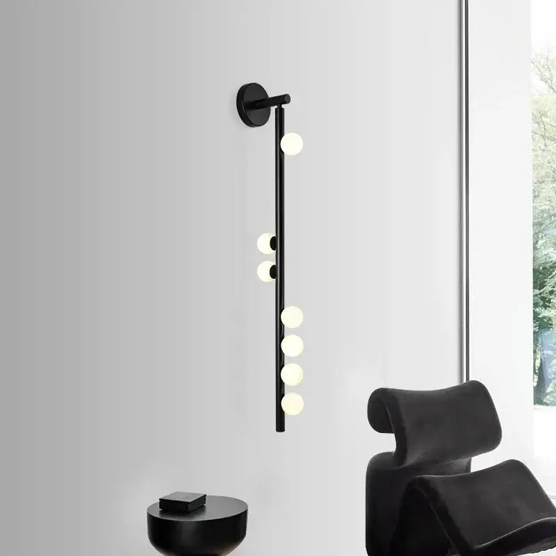 Nordic Designer Long Wall Lamp Vertical Sconce Light for Living Room Bedroom