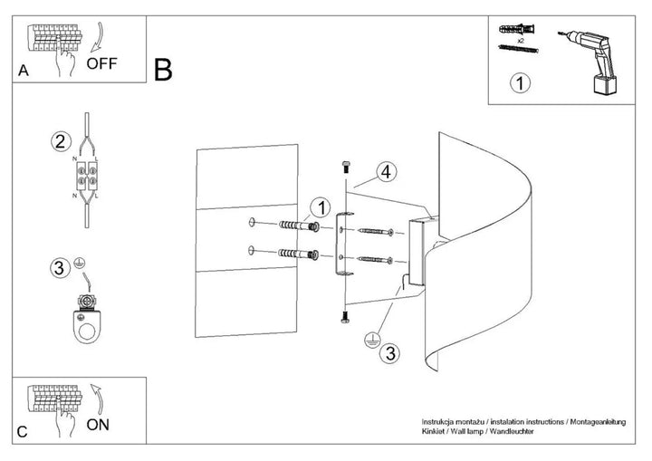 Applique murale lampe talassa noire avec design incurvé moderne et fixation métallique pour souligner lélégance