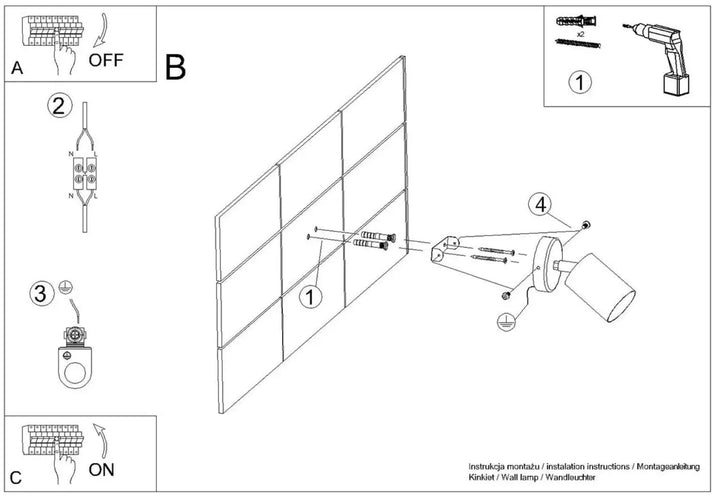Applique murale lemmi 1 noire avec module led et support ajustable offrant une lumière conviviale optimale