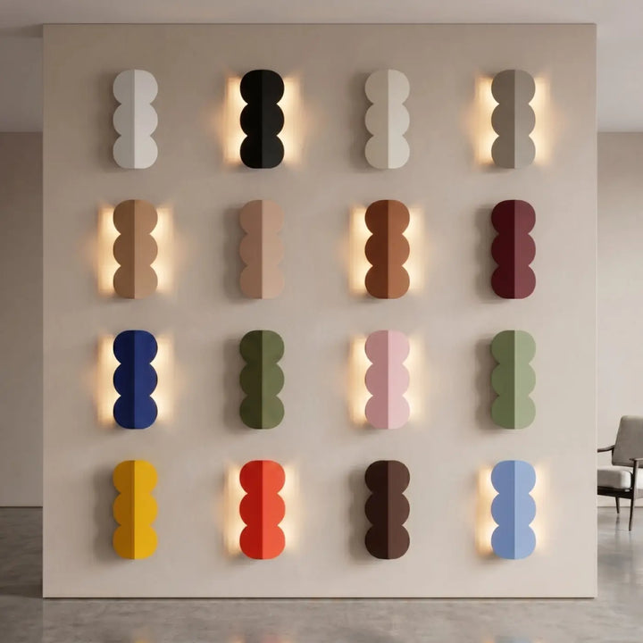 Applique murale BISCUIT marron dans un intérieur