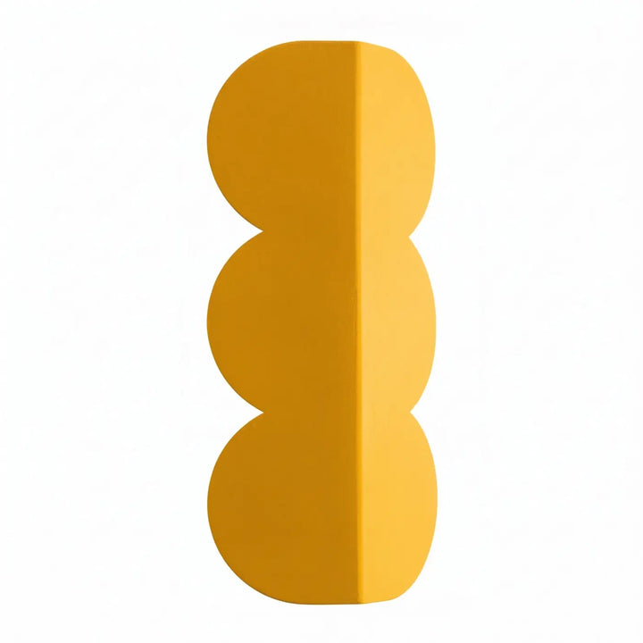 Applique murale BISCUIT jaune vue d'ensemble