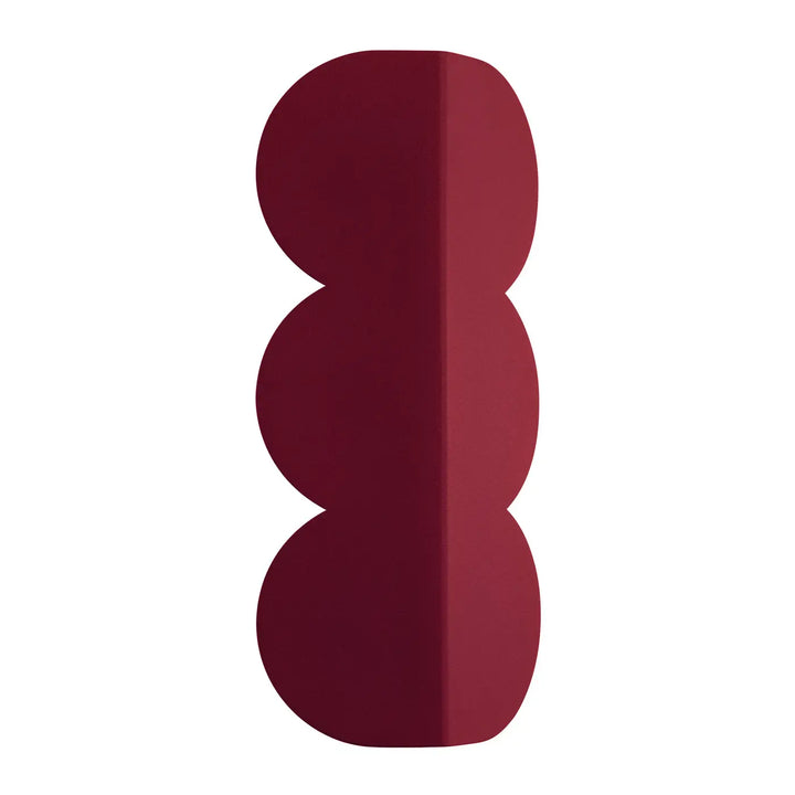 Applique murale BISCUIT bordeaux vue d'ensemble