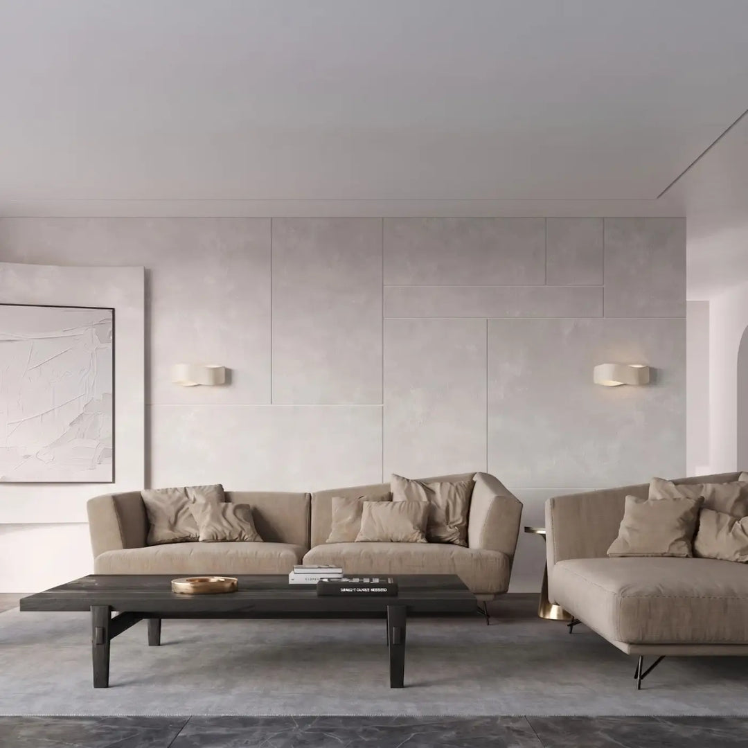 Applique murale beige dans un intérieur contemporain