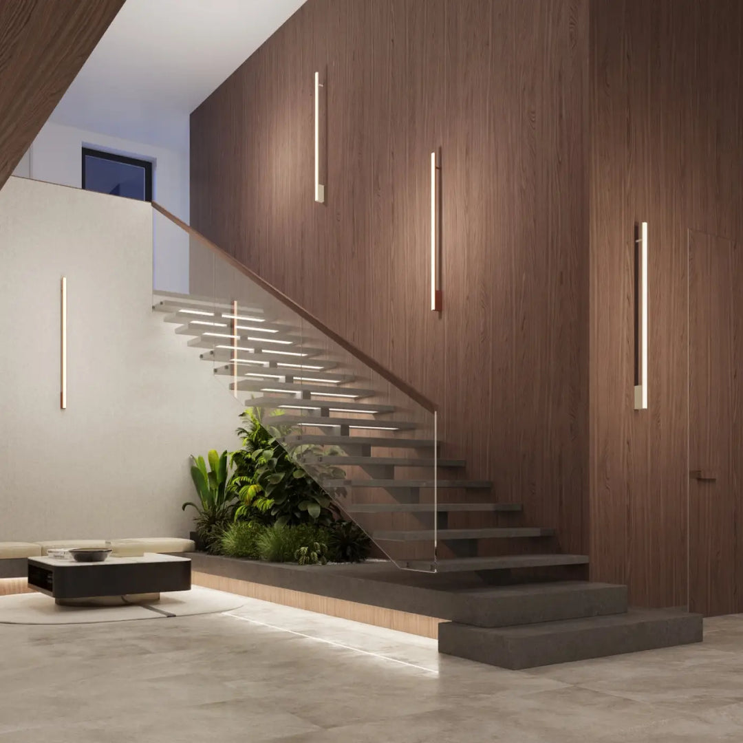 LAGOM 90 gold LED 4000K wall light